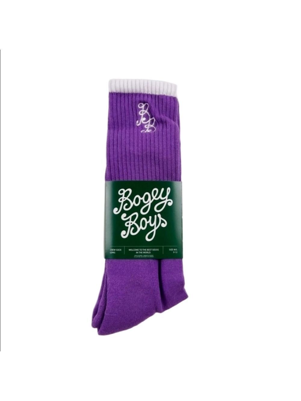 Bogey Boys Purple Socks Men's Grape Jam M L